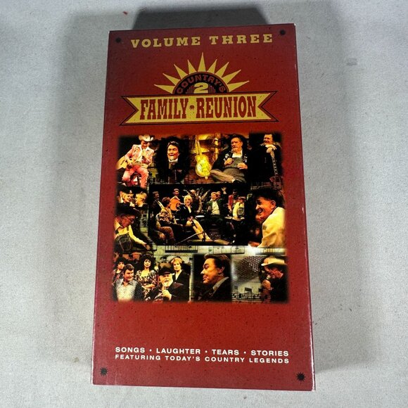 Countrys Family Reunion Volume Three Featuring Country Legends VHS Tape - Picture 1 of 3